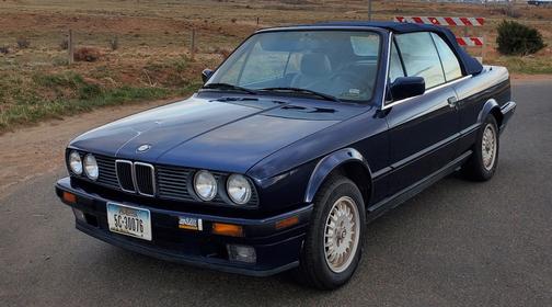 Blue 1992 BMW 318 iC