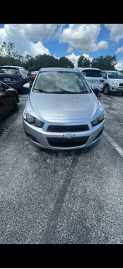 Silver 2015 Chevrolet Sonic LT