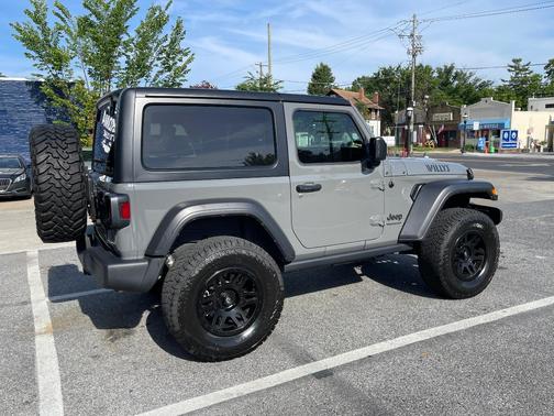Gray 2022 Jeep Wrangler Willys