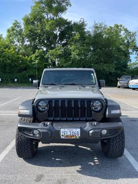 Gray 2022 Jeep Wrangler Willys