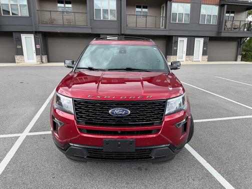 Red 2019 Ford Explorer Sport