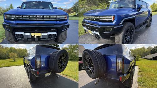 Blue 2024 GMC HUMMER EV SUV 2X