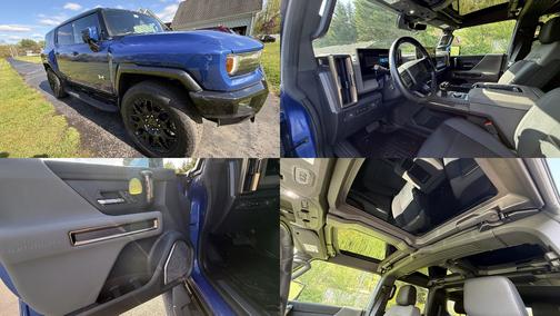 Blue 2024 GMC HUMMER EV SUV 2X