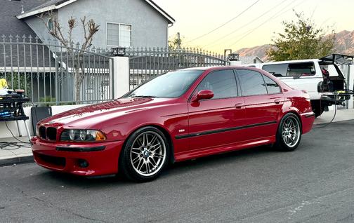 Red 2003 BMW M5 Base