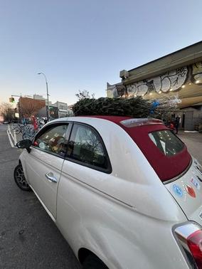 White 2019 FIAT 500C Pop