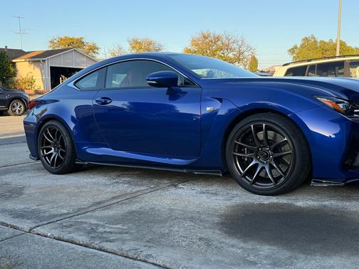 Blue 2015 Lexus RC F Base