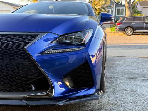 Blue 2015 Lexus RC F Base
