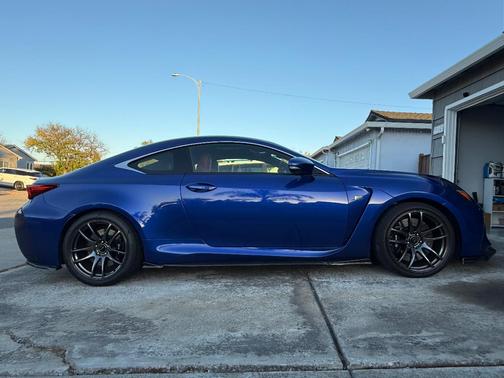 Blue 2015 Lexus RC F Base