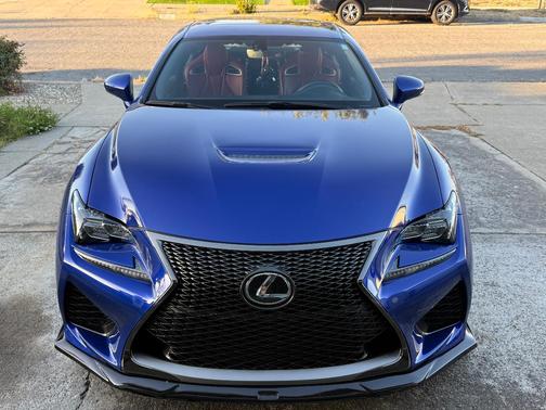 Blue 2015 Lexus RC F Base