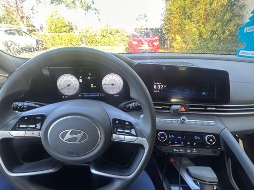 Gray 2024 Hyundai ELANTRA SEL