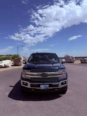 Blue 2020 Ford F-150 Lariat