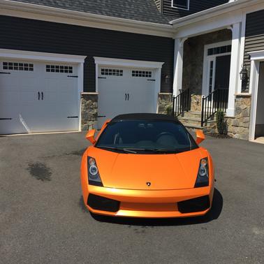 Orange 2008 Lamborghini Gallardo Base