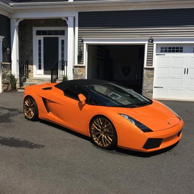 Orange 2008 Lamborghini Gallardo Base