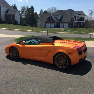 Orange 2008 Lamborghini Gallardo Base