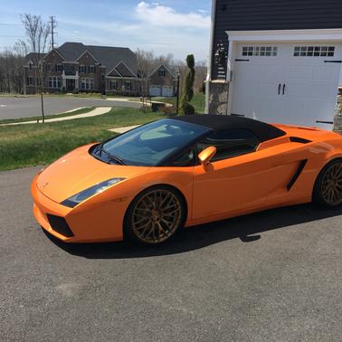 Orange 2008 Lamborghini Gallardo Base