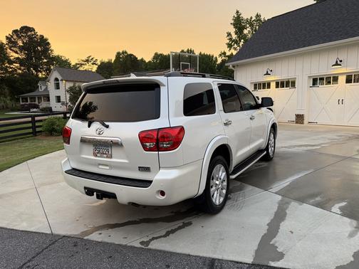 White 2013 Toyota Sequoia Platinum