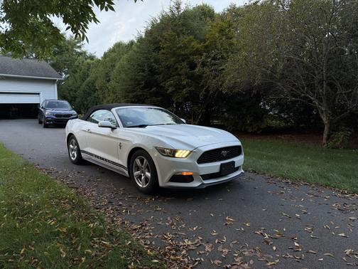 White 2015 Ford Mustang V6