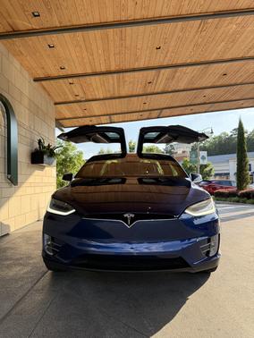 Blue 2020 Tesla Model X Long Range