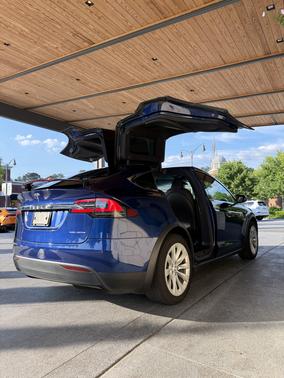 Blue 2020 Tesla Model X Long Range