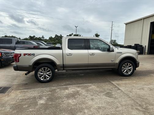 Beige 2017 Ford F-150 King Ranch