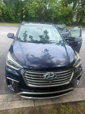 Blue 2017 Hyundai SANTA FE Limited Ultimate