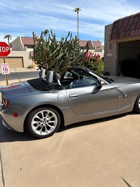 Silver 2003 BMW Z4 2.5i Roadster