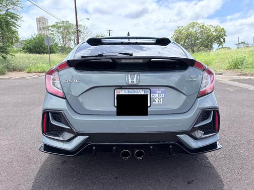 Gray 2021 Honda Civic Sport Touring