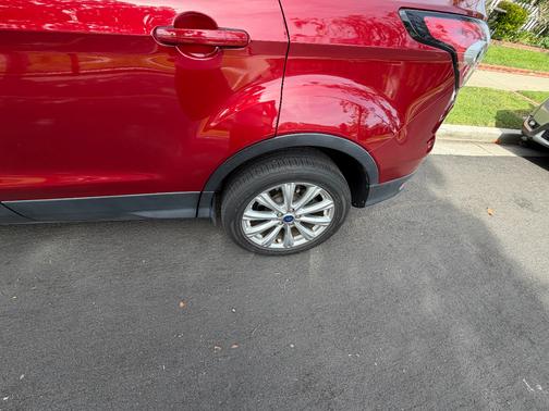 Red 2017 Ford Escape Titanium