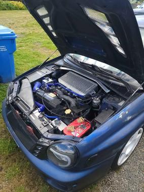 Blue 2002 Subaru Impreza WRX