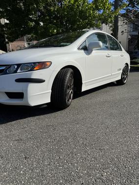 White 2009 Honda Civic LX-S