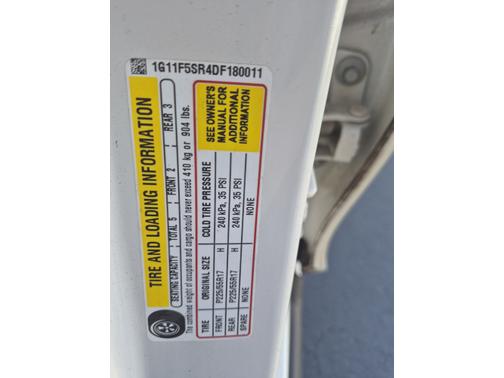White 2013 Chevrolet Malibu Eco Premium Audio