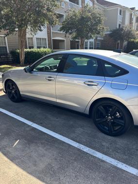 Silver 2025 Honda Accord Hybrid Sport-L