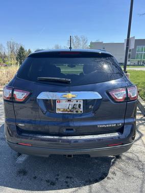 Blue 2015 Chevrolet Traverse LS