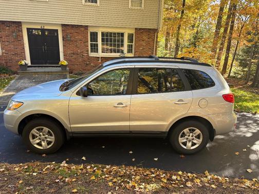 Gray 2009 Hyundai SANTA FE GLS