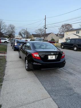 Black 2012 Honda Civic LX