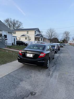 Black 2012 Honda Civic LX