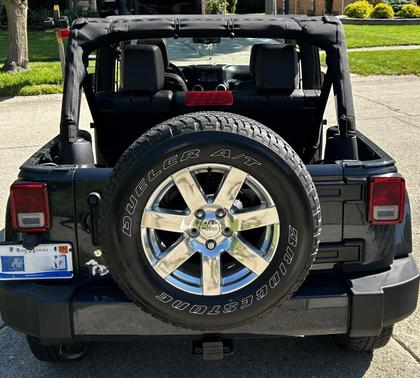 Blue 2017 Jeep Wrangler Unlimited Sahara