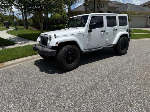 White 2012 Jeep Wrangler Unlimited Sahara