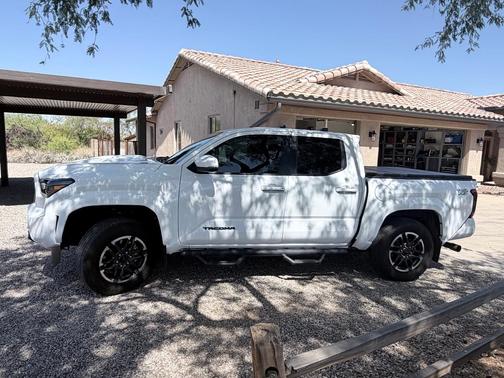 White 2024 Toyota Tacoma TRD Sport