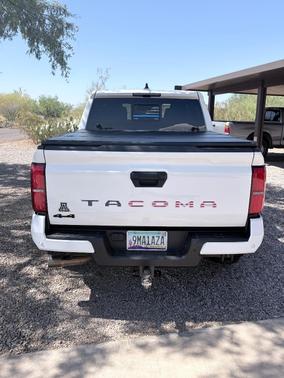 White 2024 Toyota Tacoma TRD Sport