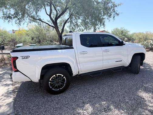 White 2024 Toyota Tacoma TRD Sport