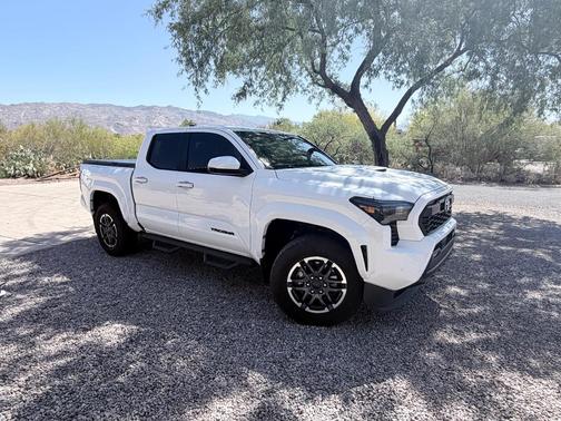 White 2024 Toyota Tacoma TRD Sport