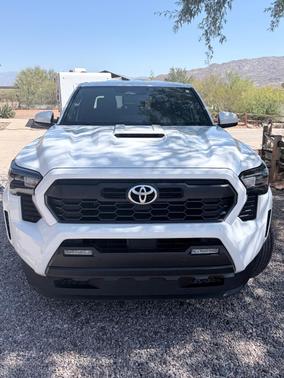 White 2024 Toyota Tacoma TRD Sport