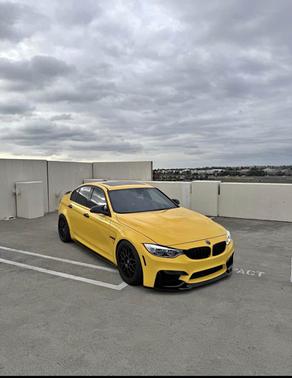Yellow 2015 BMW M3 Base