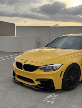 Yellow 2015 BMW M3 Base