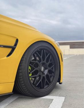 Yellow 2015 BMW M3 Base