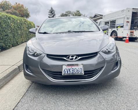 Gray 2012 Hyundai ELANTRA GLS