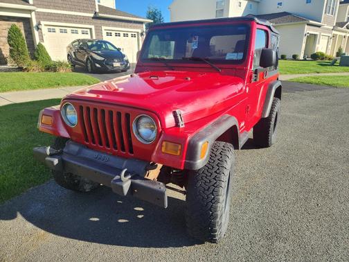 Red 2006 Jeep Wrangler X