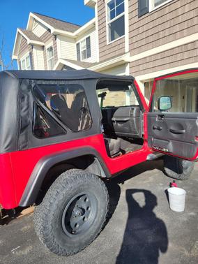Red 2006 Jeep Wrangler X