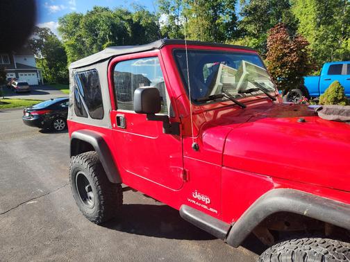 Red 2006 Jeep Wrangler X